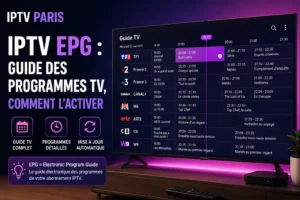 IPTV EPG : guide des programmes TV, comment l'activer